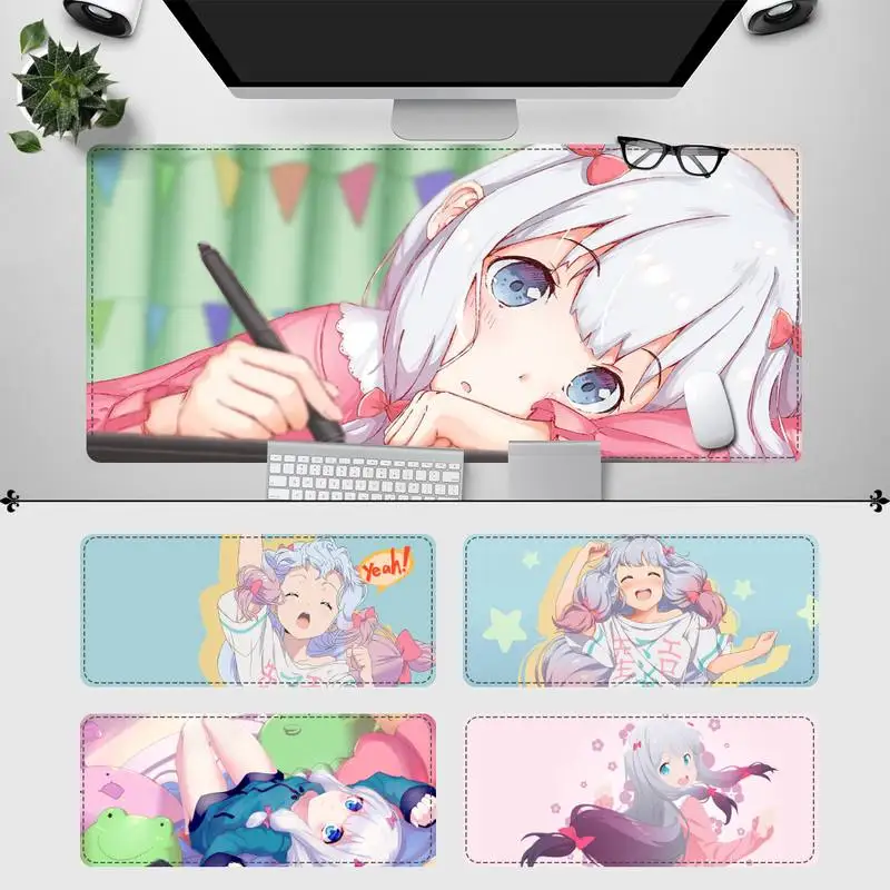 

Luxury Sagiri Izumi Gaming Mouse Pad Gamer Keyboard Maus Pad Desk Mouse Mat Game Accessories for overwatch/cs go/LOL