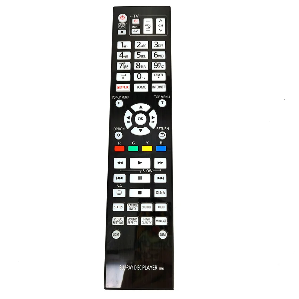 

NEW Original N2QAYA000131 For PANASONIC Blu-Ray Disc Player Remote Control DMP-UB900 DMP-UB900GN DMP-BDT700 with Netflix