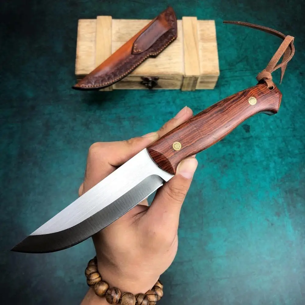 Японский охотничий нож DC53 из стали для самообороны в джунглях уличный острый