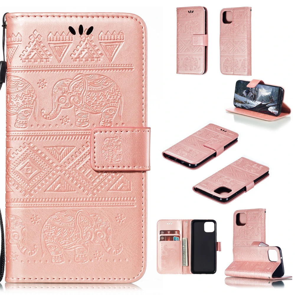 Роскошный тисненый чехол со слоном для Google Pixel 3 XL 3A 4 книжка из искусственной кожи