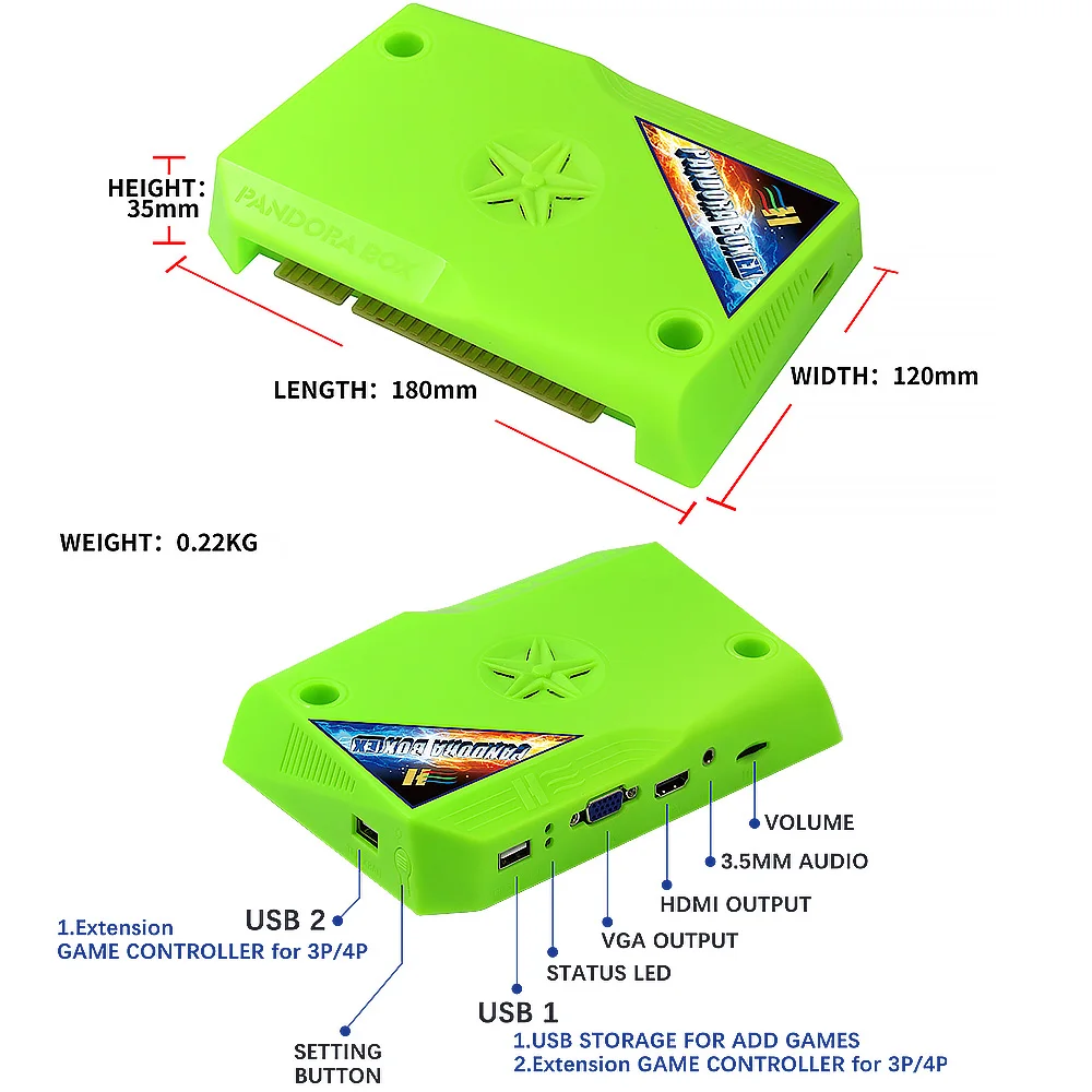 Оригинальная игровая доска 3H Pandora Box EX 3300 в 1 Классическая 3d-аркадная игра