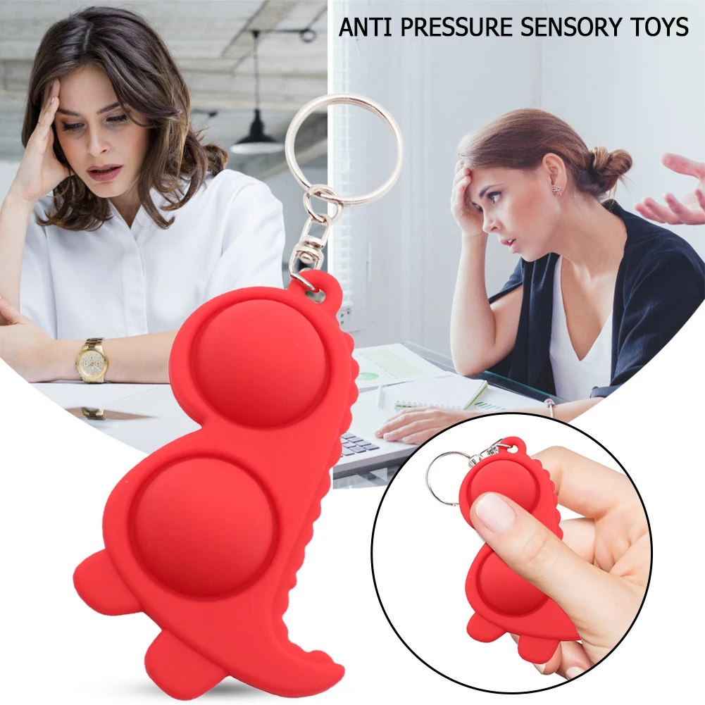 

Силиконовый брелок, игрушки, снятие стресса, мягкий портативный гаджет для тренировки фокуса, смешные медленно мягкие детские мячи для деко...