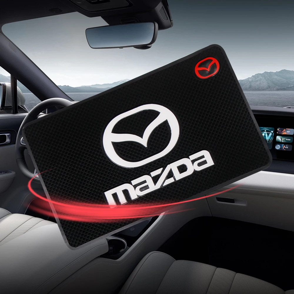 

Car Logo Anti Slip Mat Phone Holder Non-Slip Mat non slip Pad For Mazdas 5 6 323 626 RX8 7 MX3 MX5 Atenza Axela Car Accessories