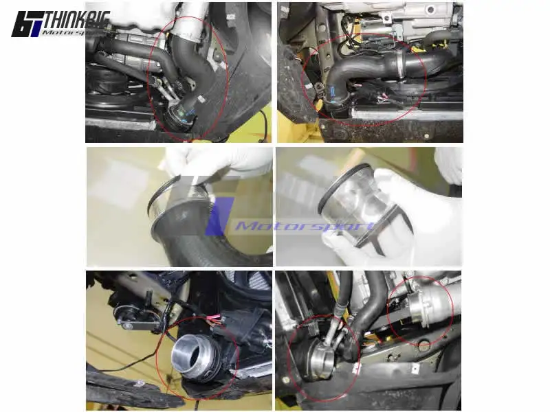 Комплект муфты для шланга в байонетном стиле из сплава 2 * 60-68] / [55-64] [50-50] VW