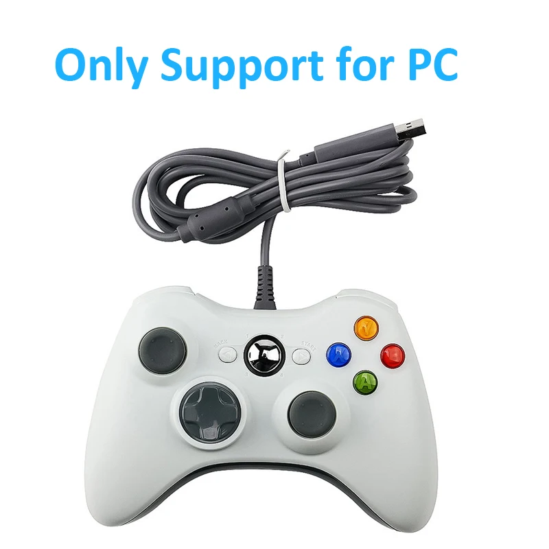 USB проводной геймпад для ПК контроллер игровой двойной вибрации джойстик