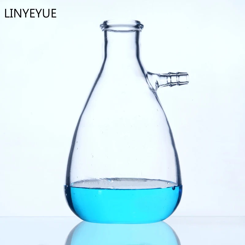 

125mL-2000mL Glass Filter flask with upper pipe Laboratory Suction flask Lab Glassware
