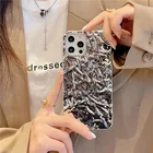 Холодный ветер серебряная фольга для iphone 13 pro мобильный телефон case XR для iphone11  12  xsmax soft 7  8p