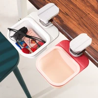 mini garbage can storage box kitchen trash can rotating table vegetable dregs bucket prevent chopsticks from falling portable