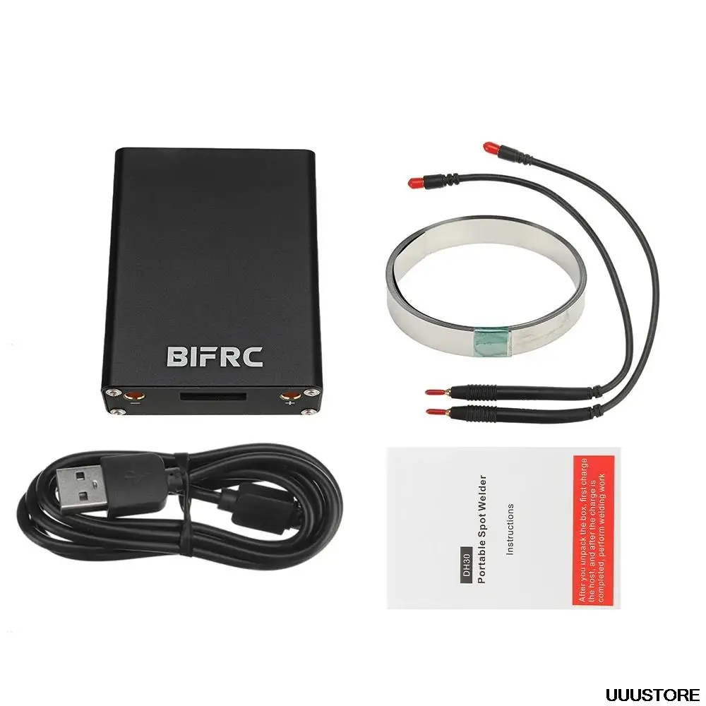 BIFRC-soldador por puntos DH30 DIY con pantalla, Mini m&aacute;quina de soldadura port&aacute;til de mano para placa de n&iacute;quel, soldador por puntos de bater&iacute;a 18650-4