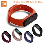 Оригинальный цветной ремешок Xiaomi, смарт-браслет для Mi Band 4, 3 NFC