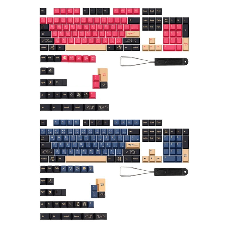 

135 Keys PBT Dye Sublimation Keycaps for Mechanical Gaming Keyboard MX Switches