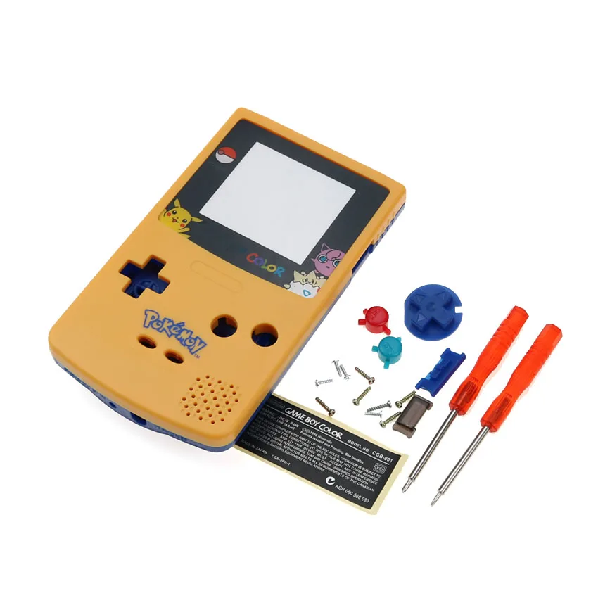 

10sets For GBC Limited Edition Shell Replace For Gameboy Color GBC Game Console Host Controller Full Housing With Screwdriver