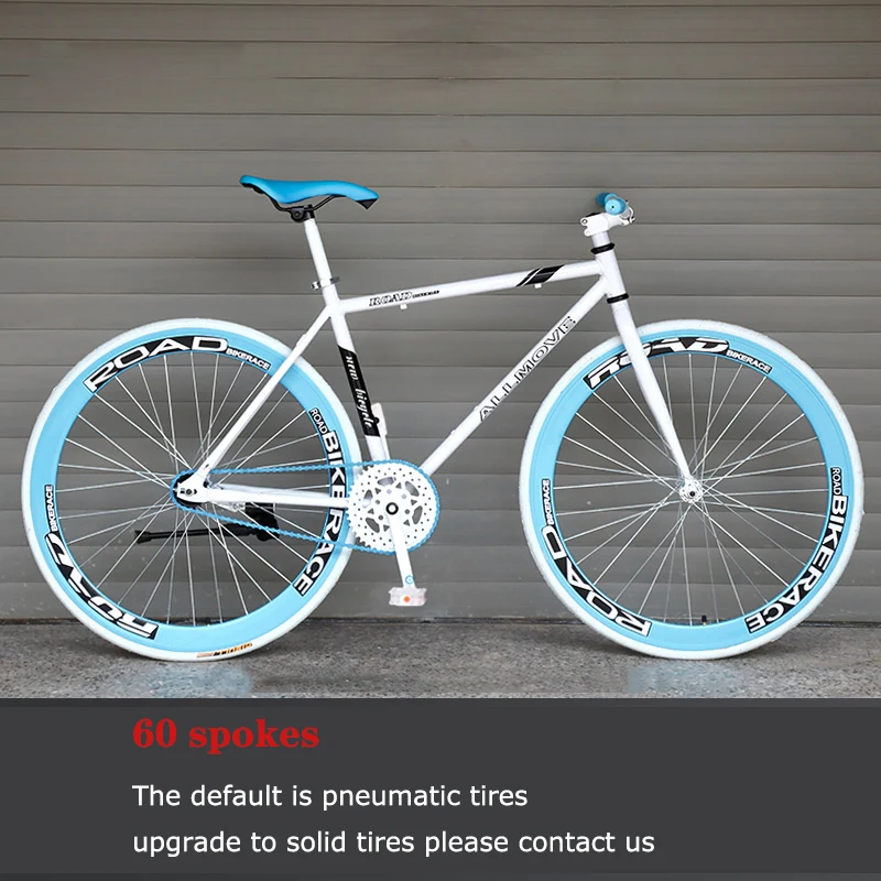 Велосипед с фиксированной передачей стальная рама колеса 26 дюймов 60 мм | Спорт и