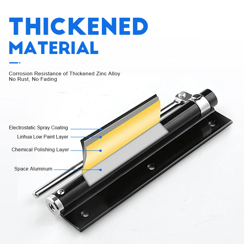 Регулируемая дверная защелка DANPHONE из алюминиевого сплава автоматическая