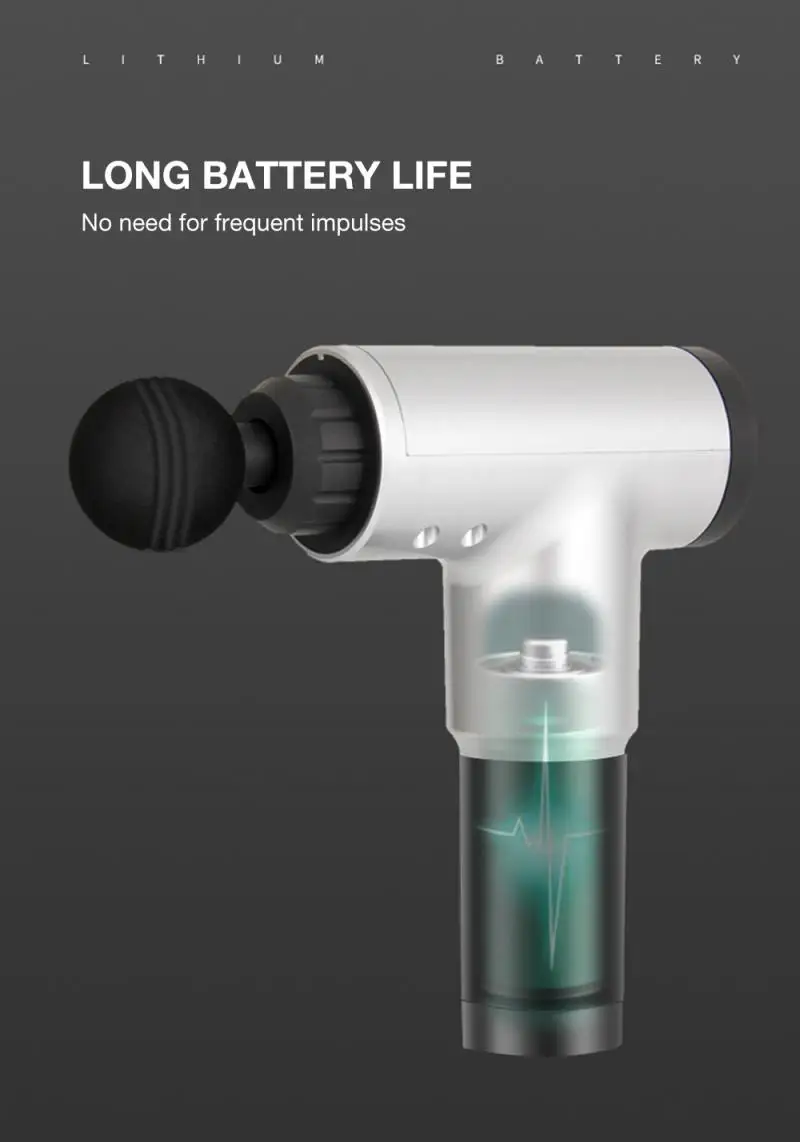 Пистолет для массажа мышц массажер глубоких тканей терапия пистолет облегчение