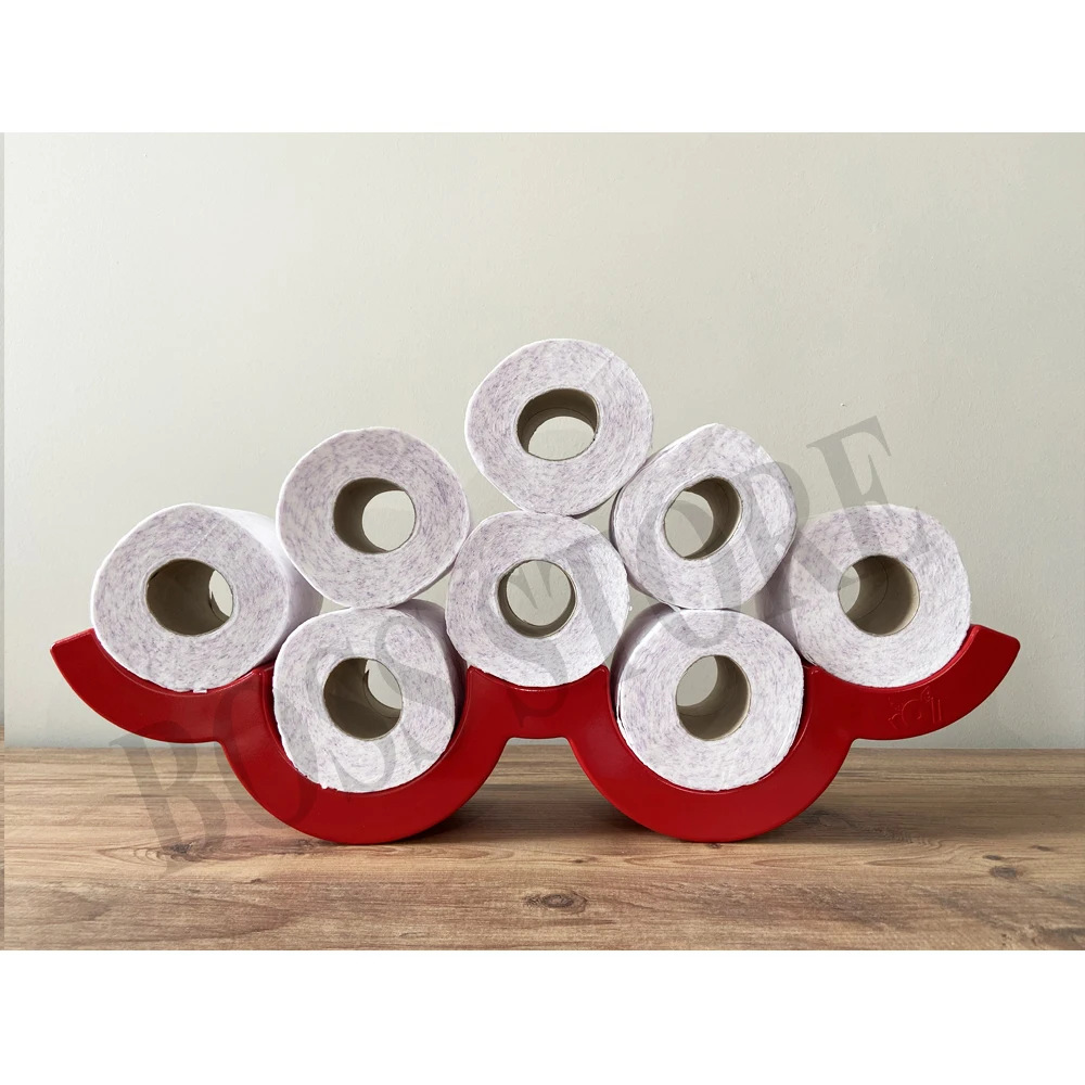 

Multiple Toilet Paper Tissue Holder Wc Sheet Roll Cuvette Storage Organiser Shelf Bathroom Accessories Wall Mounted Shower Rack