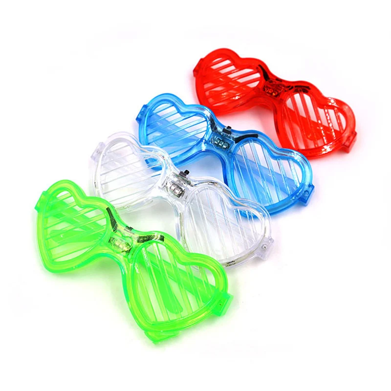 Холодный светильник квадратная/Сердце затвора очки холодный светящиеся