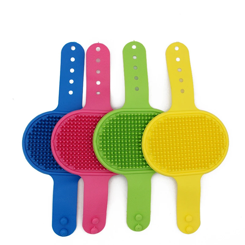 

Pet Shower Cleaning Brush Comb Handheld Massager Massaging Tool Bath Grooming Cat Dog Hair Washing