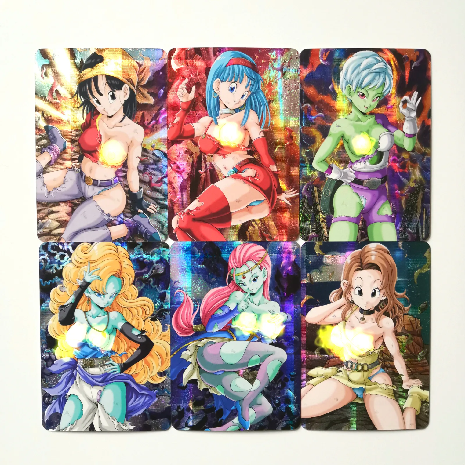 27 шт./компл. супер Dragon Ball Z пикантные джентльмен Чичи Bulma Android 18 героев карточной