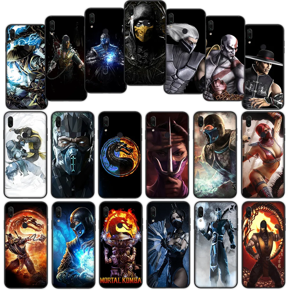 Мягкий чехол Mortal Kombat для Xiaomi Redmi Note 7 9 SE 6A 7A 8A 9A 10S 10T 11 11s Pro | Мобильные телефоны и