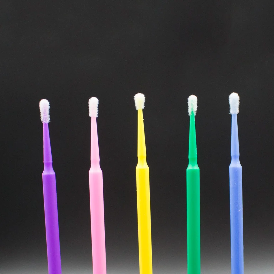 200 шт одноразовые кисти для очистки ресниц ресницы человека Расширение Микро