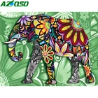 AZQSD Алмазная картина слон вышивка крестом Стразы 5d Сделай Сам Алмазная вышивка животное мозаика ручная работа подарок рукоделие