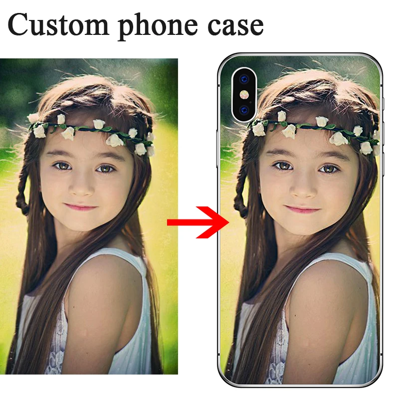 Custom Photo Phone Case For Oneplus 8 Pro 7 6T One Plus 5 Cover Customized Printed Black 1+7 Capa | Мобильные телефоны и