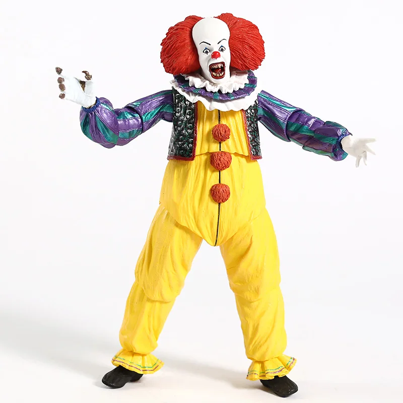 NECA Ultimate Pennywise экшн фигурка клоуна масштаб 1990 7 дюймов ПВХ Коллекционная модель