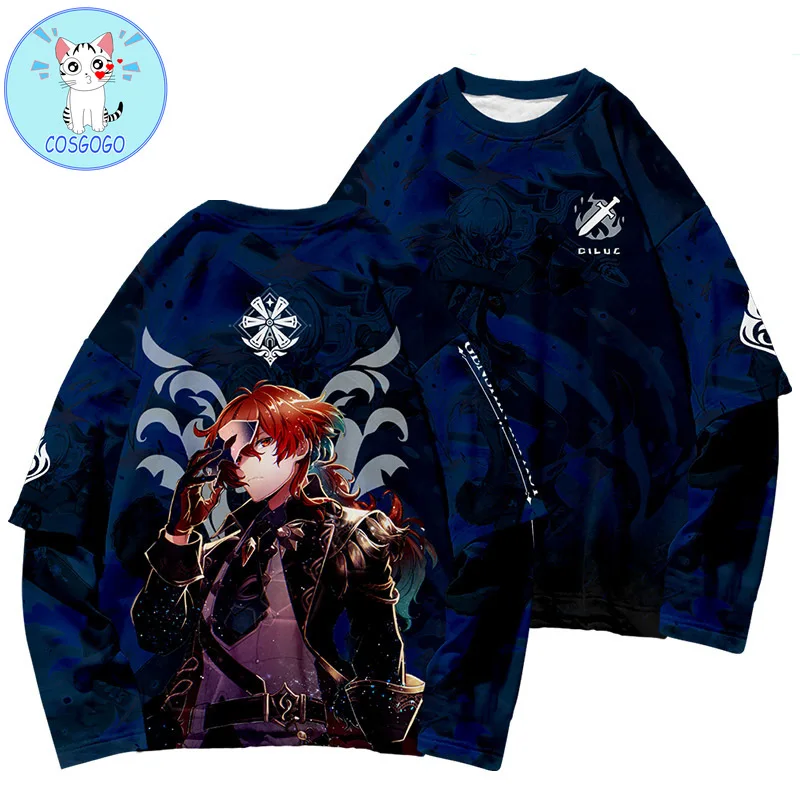 Флисовый костюм для косплея Genshin Impact Klee разбавленный Keqing Qiqi Venti Paimon Fischl из двух