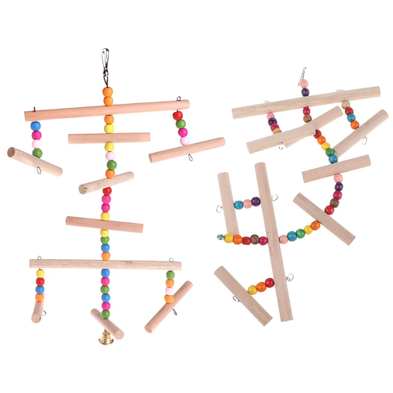 Горячая Распродажа попугай окунь многослойный качающийся колокол игрушки