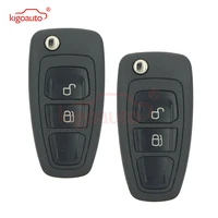 kigoauto 2pcs 5wk50165 for ford ranger 2011 2012 2013 2014 2015 car remote flip key 2 button 434mhz fsk 4d63 chip