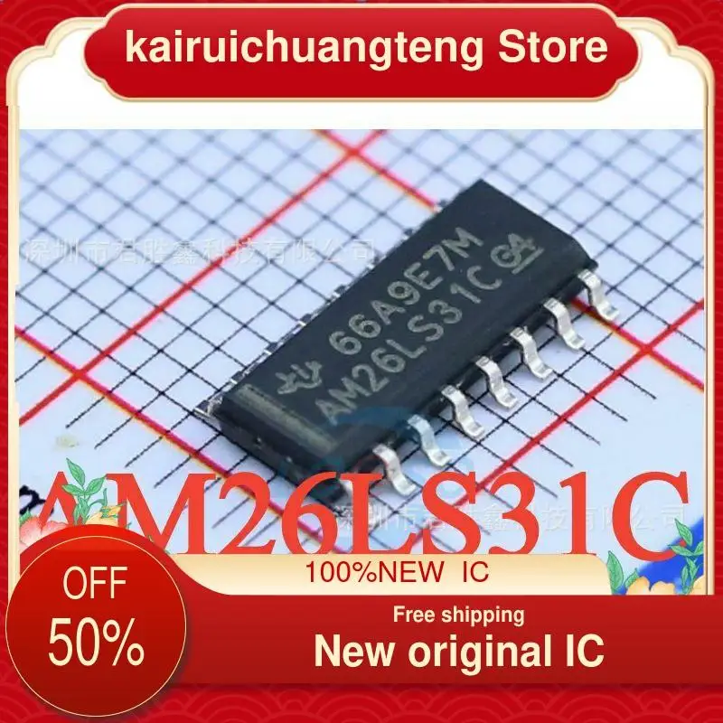

(1 шт.) AM26LS31C AM26LS31CDR SOP-16 новый оригинальный IC