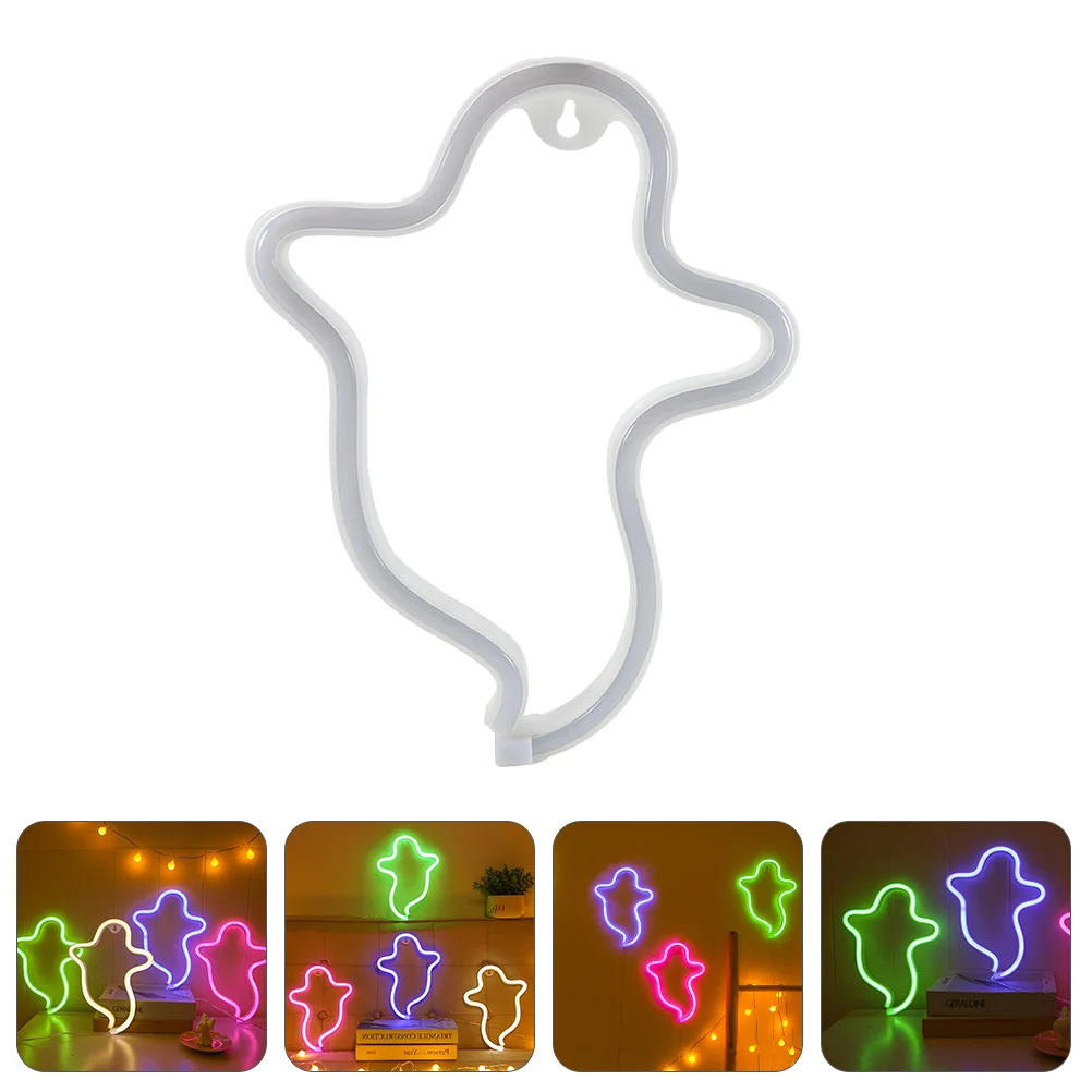 

Night Light Desktop LED Ghost Shaped Neon Light without Battery