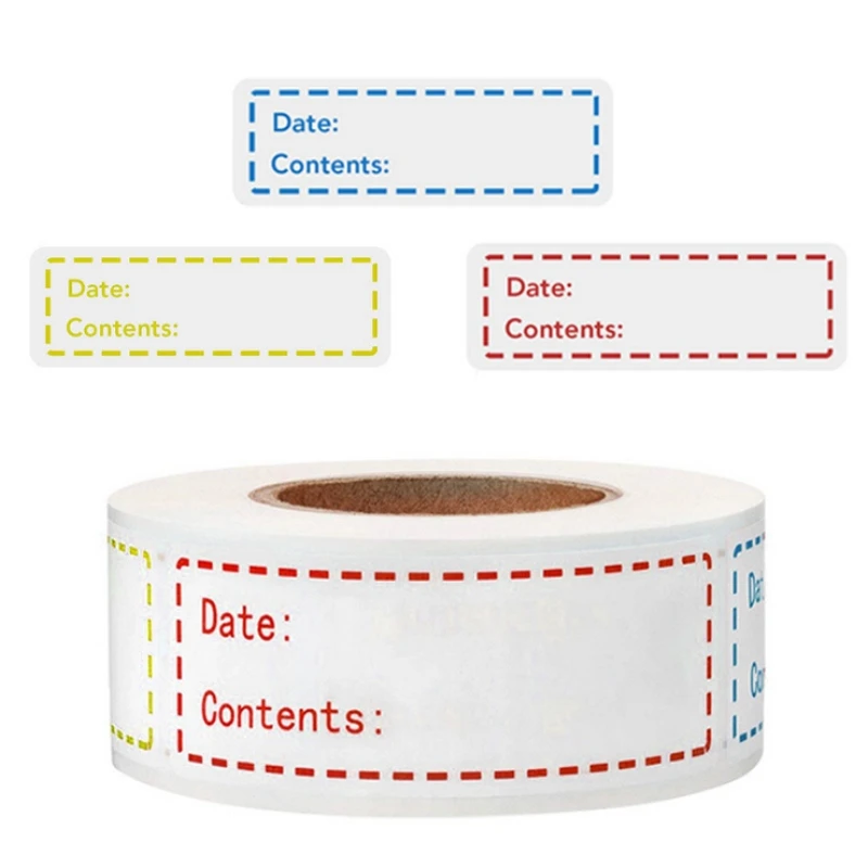 125 шт./рулон кухонные наклейки для хранения еды |