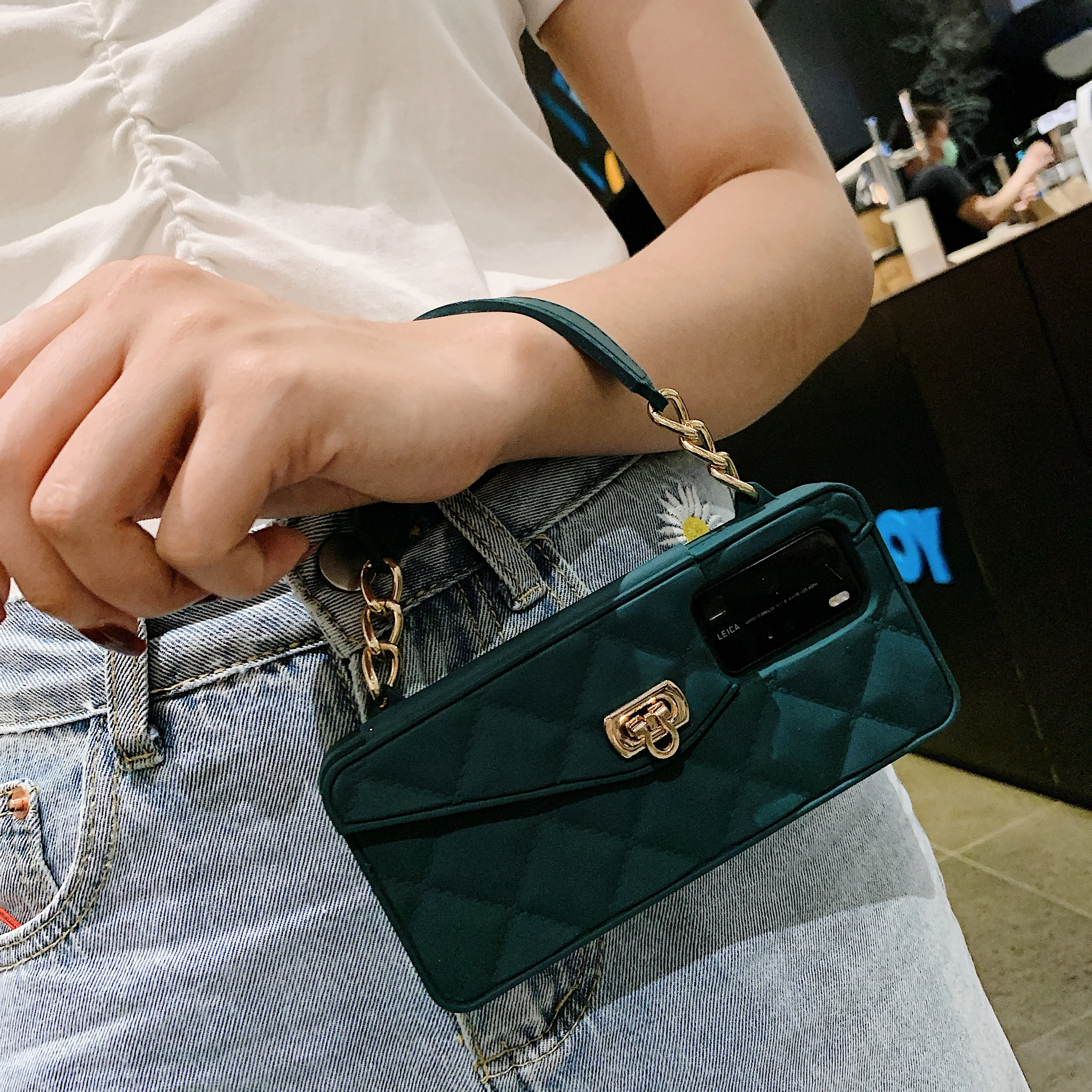 

For Huawei P30 / P30 Pro / P40 /P40 Pro Mate 30 /Mate 30 Pro 3D Handbag Soft Silicone Case Skin Cover Card packet with Strap New