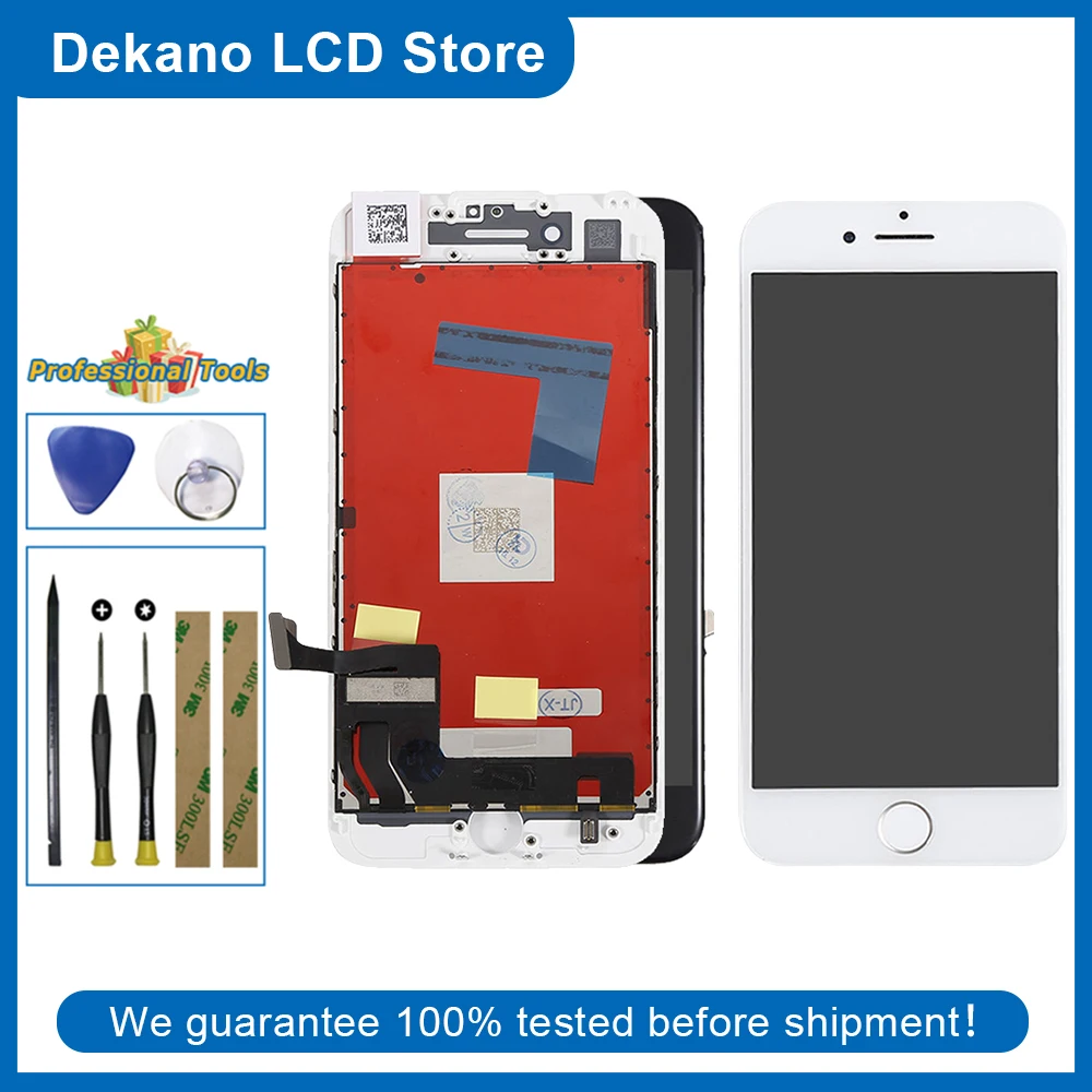 

Touch Screen For iPhone 7 A1660 A1778 A1779(TFT) A1780 A1853 A1866 LCD Display Digitizer Assembly Black White Tools