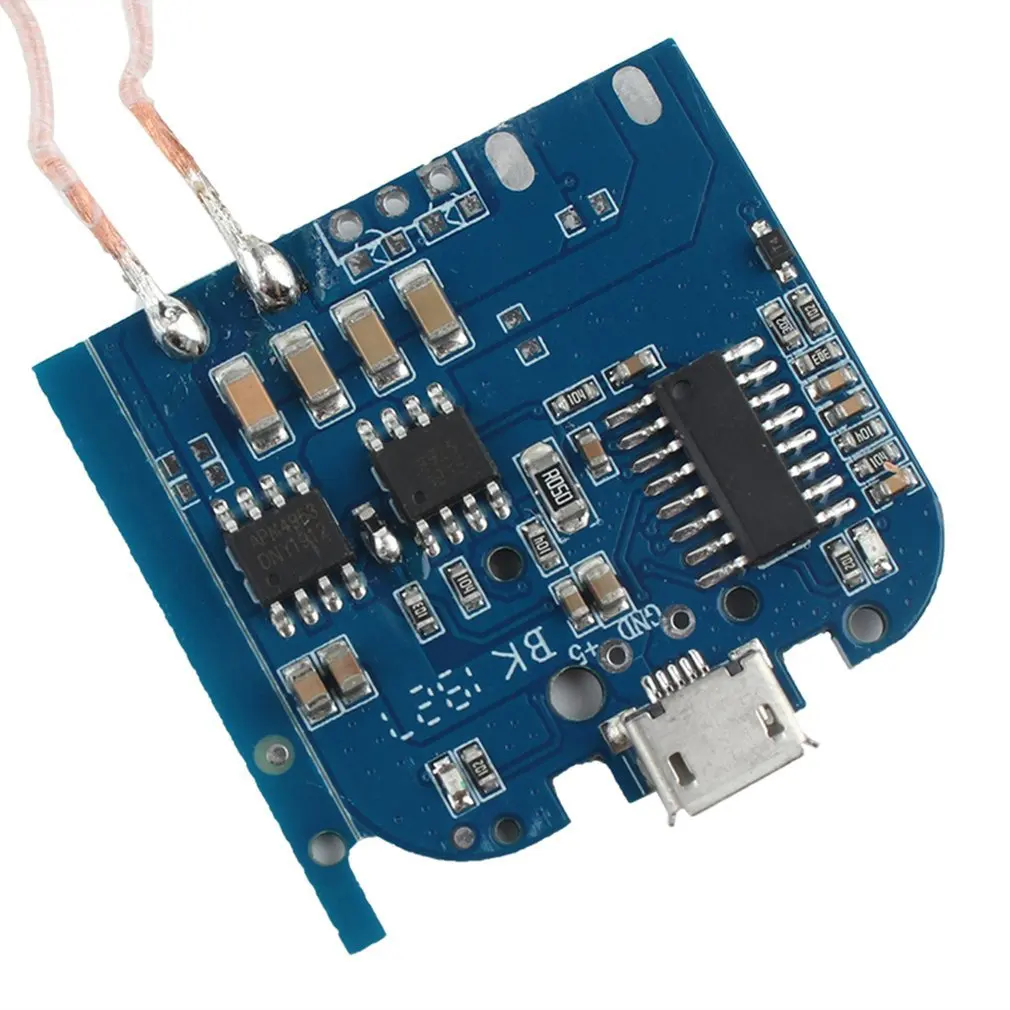

DC5V 1A qi Standard Coil Wireless Charger Module Transmitter Base PCBA Board Universal Program Modification Style A