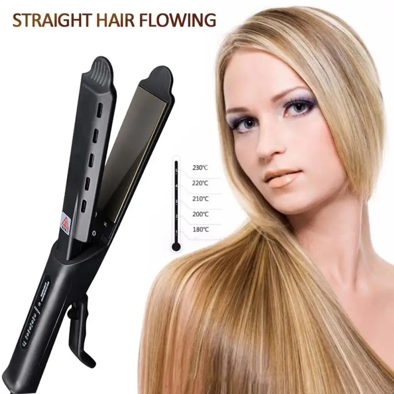Multifunctional Hair Straightener Salon Ceramic Tourmaline Ionic Flat Iron Pro Styling Tool Not Hurt | Красота и здоровье