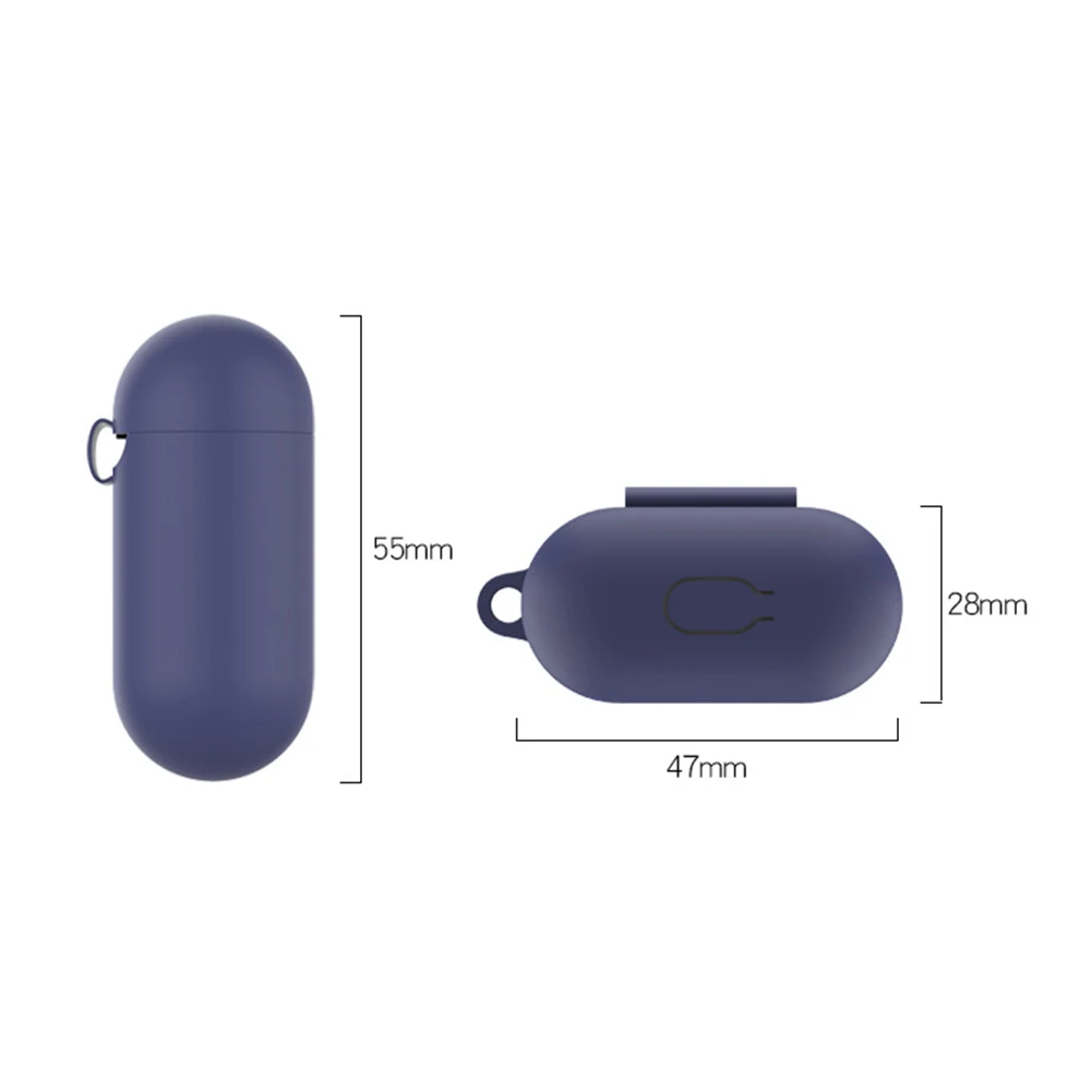 Защитный чехол для наушников ящик хранения с карабином Air Pods 1 2|Аксессуары