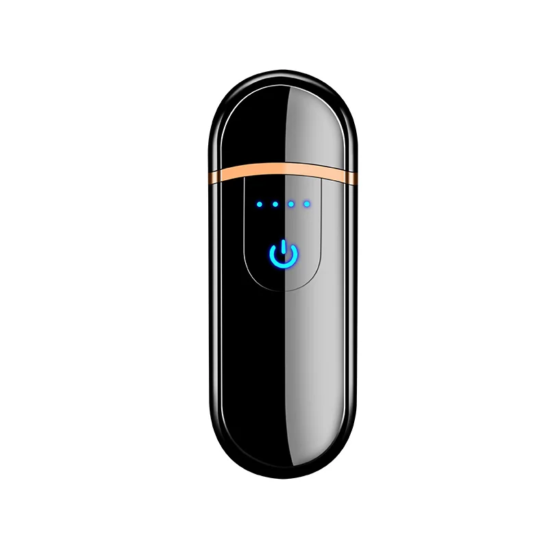 Тонкая зажигалка с usb-зарядкой для электронных сигарет сенсорным экраном