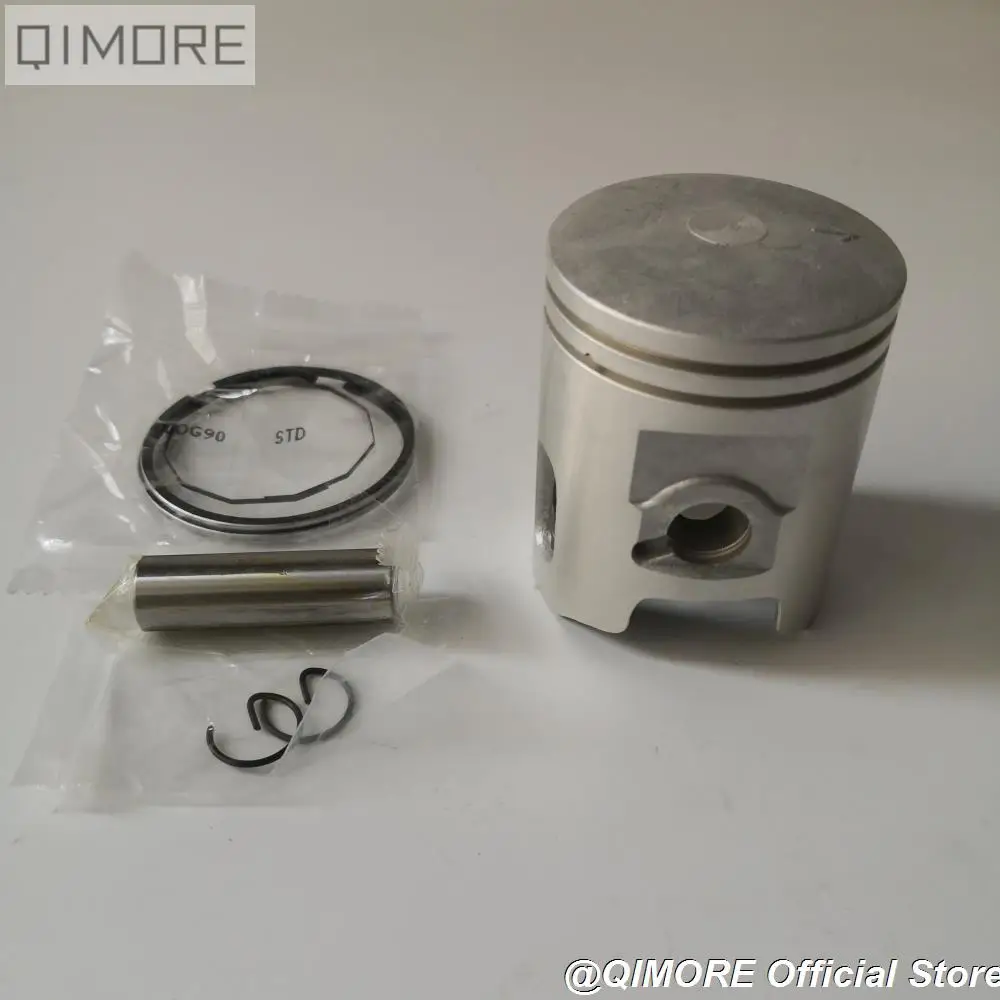 Набор поршней и колец JOG90 50 мм (12 pin) для Minarelli 1E50QMF 2 тактный 90cc 4DM Polaris 90 Axis Keeway Hurricane