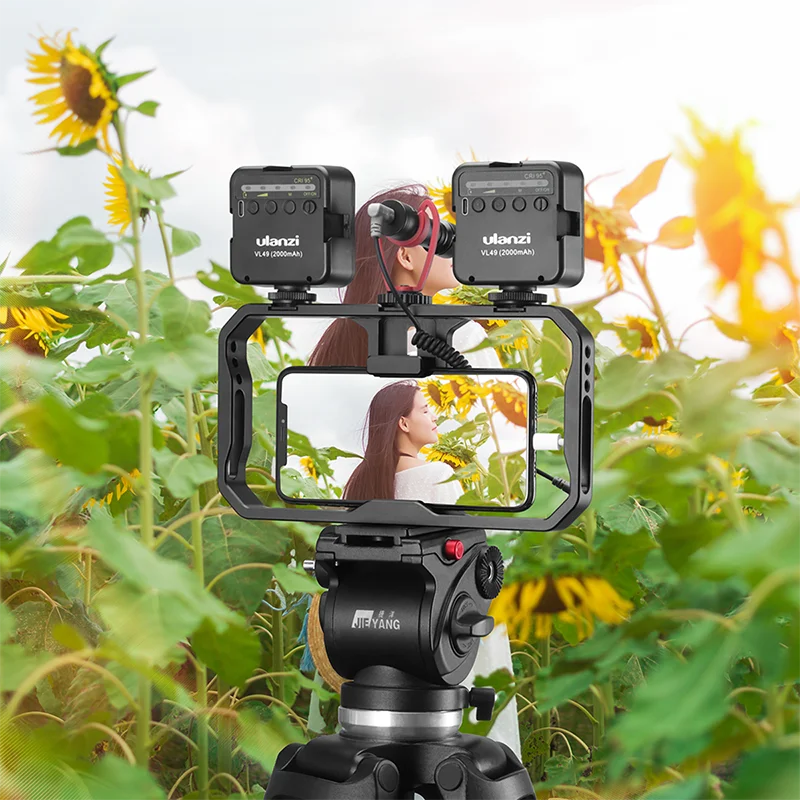 Металлический штатив для смартфона Ulanzi U Rig II 3 башмака ручной стабилизатор видео