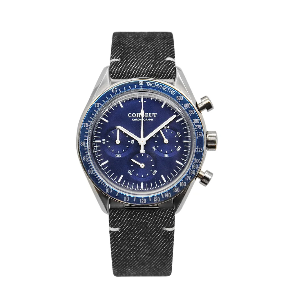 Corgeut 40 мм мужские трусы Топ Роскошные Брендовые спортивные часы 24 часа в сутки