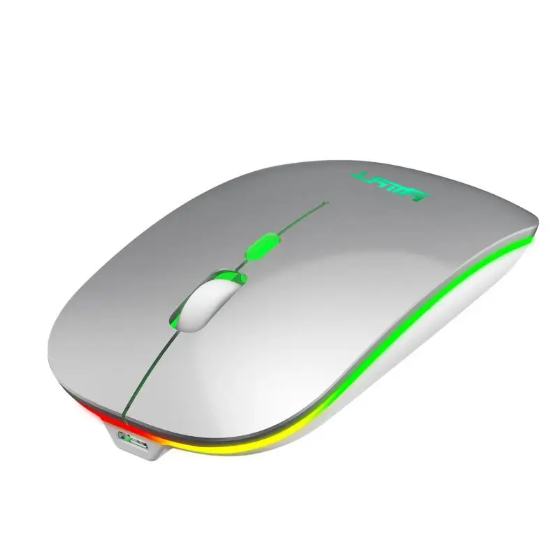 

Bluetooth + 2.4Ghz Wireless Dual Mode 2 In 1 Wireless Mouse 1600 DPI Ultra-thin Ergonomic Portable Optical Mice For Laptop PC