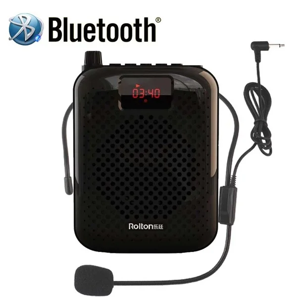 

K500 Bluetooth Small Bee Loudspeaker Microphone Voice Amplifier Booster Megaphone Speaker USB Charging For Teaching Tour Guide