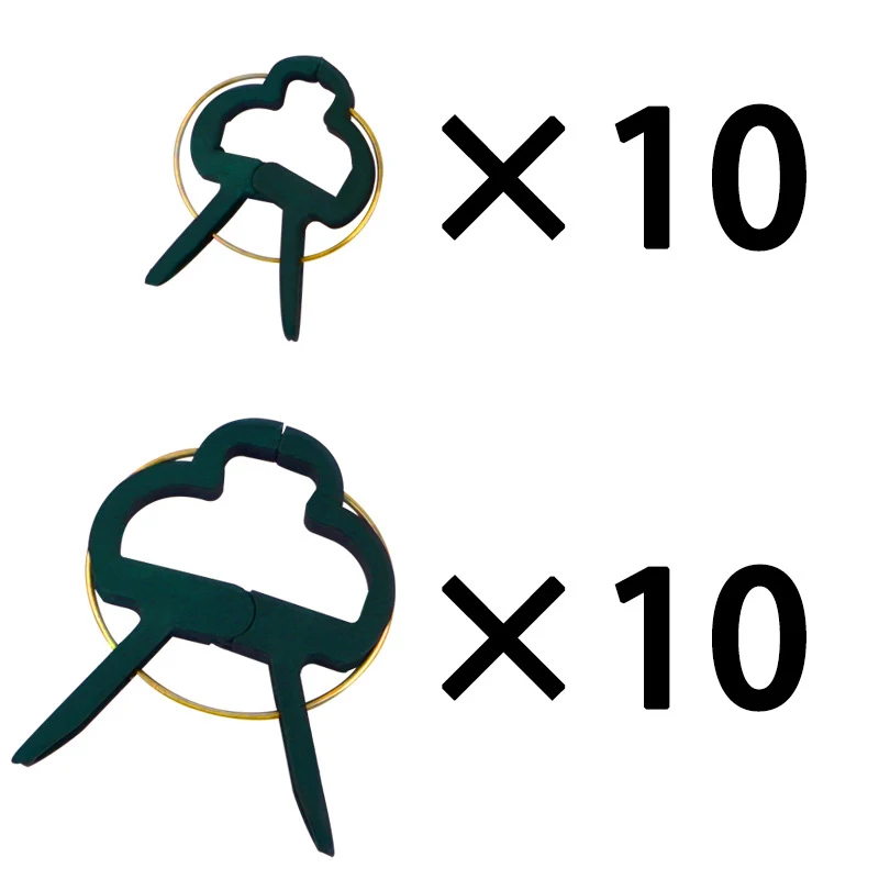 20 шт. новые многоразовые садовое Растение держатель фиксированного клипса для