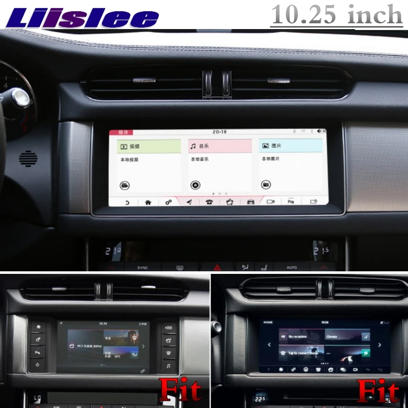 Автомагнитола для Jaguar XE XF XFL X260 R Sport 2015 2016 2017 2018 NAVI LiisLee 10 25 дюйма GPS WIFI