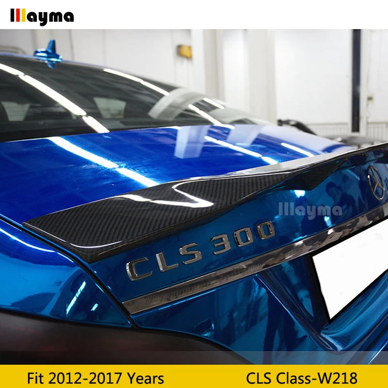 Стиль Renntech спойлер для заднего багажника из углеродного волокна Benz CLS класса CLS250