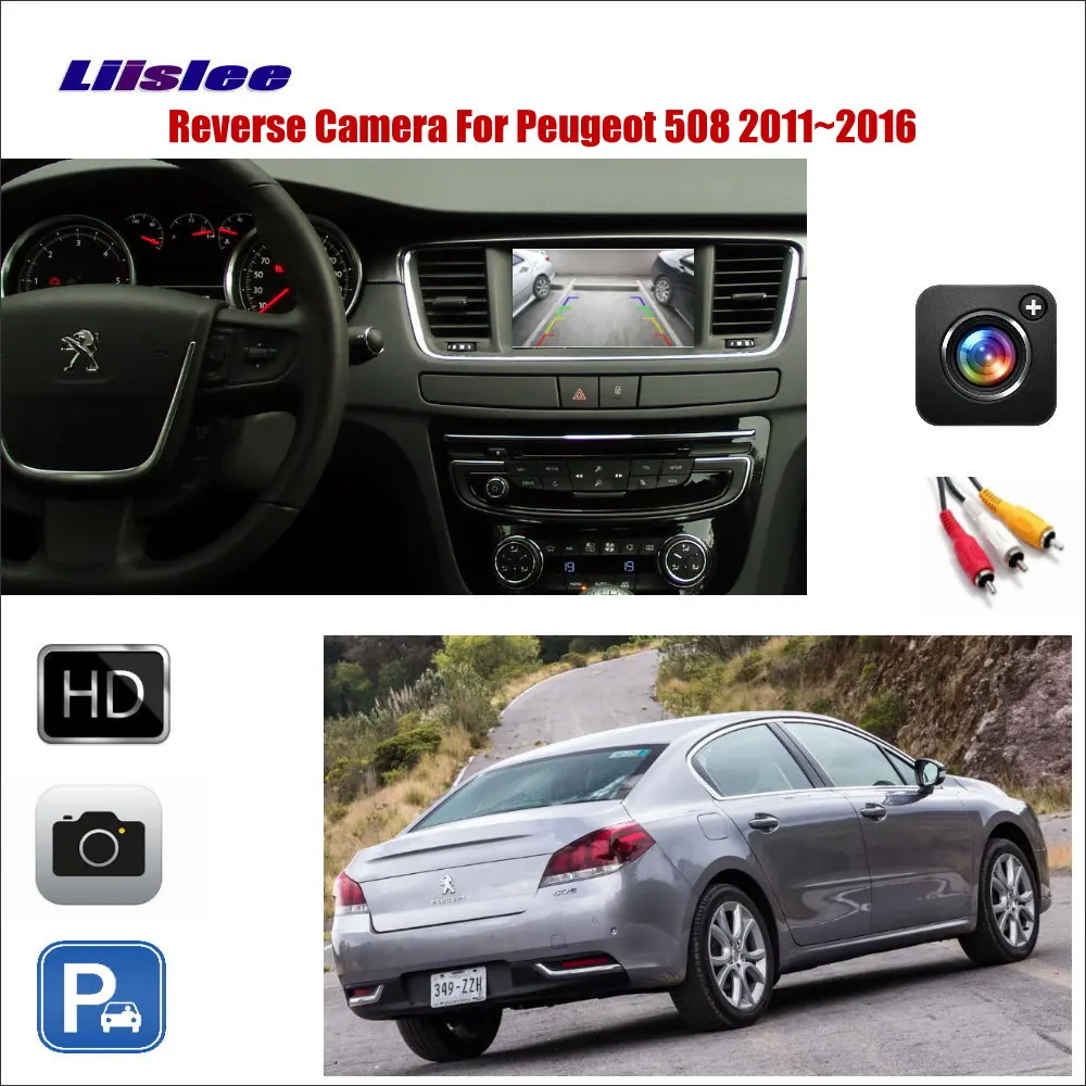 Автомобильная камера заднего вида для Peugeot 508 408 2011 2016 автомобильный RCC NAC MRN