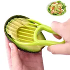 Кухонная Овощечистка для фруктов нож для авокадо пищевой пластиковый слайсер для масла удобный разделитель Ши Безопасный инструмент для овощей гаджеты
